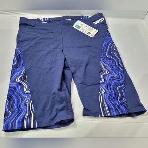 ARENA MEN'S SWIM JAMMEF MARBLED NAVY/MULTI SIZE 42